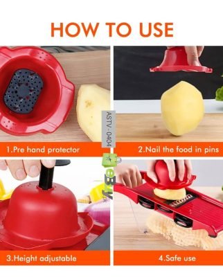 10 In 1 Mandoline Slicer Grater, Cutter At Best Price In Pakistan