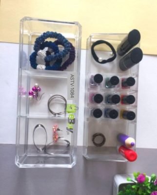 14 Compartment Acrylic Makeup Organizer Online In Pakistan