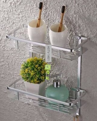 Buy 2 Layer Bathroom Storage Rack Online at Best Price in Pakistan
