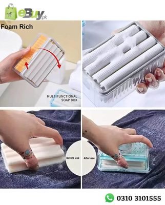 2 in 1 Foaming Soap Dish Holder Online Price In Pakistan