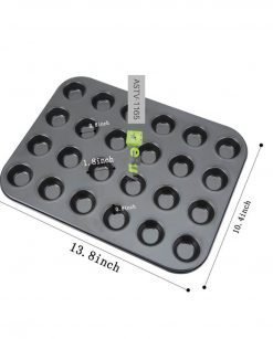 24 Mini Muffin Cupcake Baking Tray In Pakistan