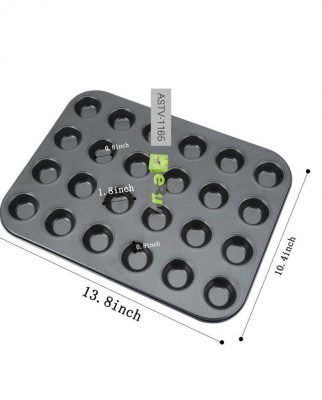 24 Mini Muffin Cupcake Baking Tray In Pakistan