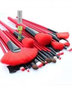 24 Piece Makeup Brush Set With Leather Pouch Affordable Price In Pakistan