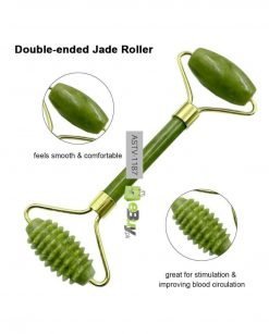 3 Piece Jade Roller Set Facial Rollers with Gua Sha at best price in Pakistan