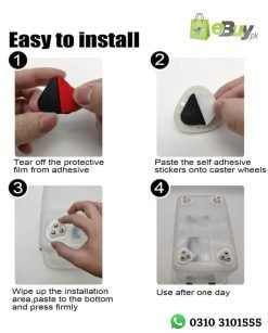 360 Degree Free Rotation Mini Caster Swivel Wheels Price In Pakistan