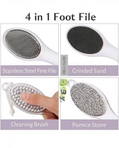 4 in 1 Foot File scrubber brush at best price in Pakistan