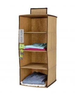 4 Shelf Portable Folding Hanging Wardrobe Section Storage Organizer At Best Price in Pakistan 5
