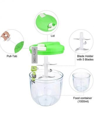 5 Blade Manual Cyclone Chopper Online In Pakistan