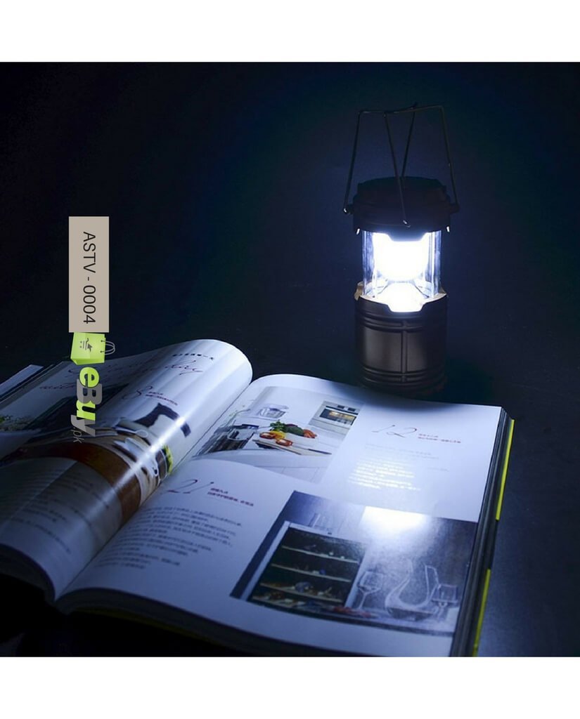 6 LED Solar Camping Lantern Flashlight Lamp in Pakistan 4