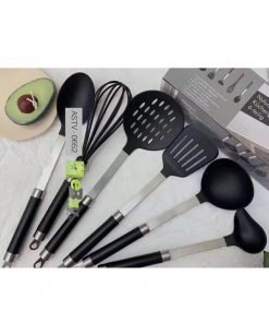 6 Pieces Stainless Steel Non Stick Kitchen Cooking Spoon Set At Best Price In Pakistan 5
