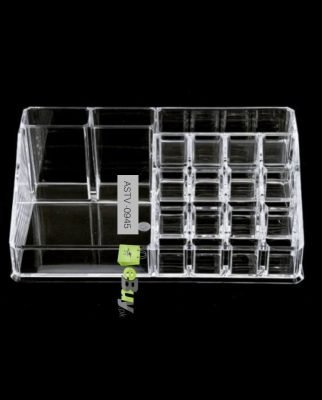 Acrylic 16 compartment makeup cosmetic organizer at best price in Pakistan
