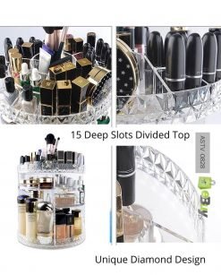 Acrylic Rotating Cosmetic Makeup Organizer Online at Best Price In Pakistan