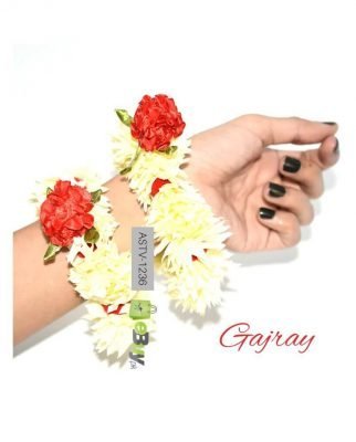 Artificial Gajra Flower Kangan Bangle For Wedding Jewelry Online at best price in Pakistan