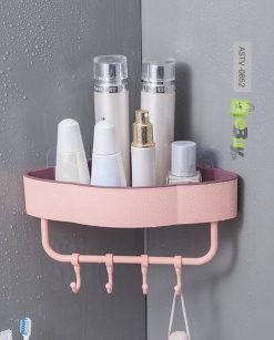 Bathroom Corner Shelf Wall-Mounted Storage Rack at Best Price In Pakistan
