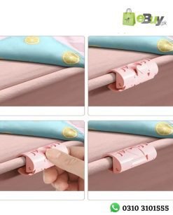 Bed Sheet Holder Clips Grippers Fasteners Locks for Tight Fitted Sheets Anti-Slip Mattress Cover Clips Online At Best Price In Pakistan