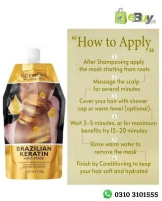 Brazilian Keratin Hair Mask Nourish and Repair Damaged Hair Price In Pakistan