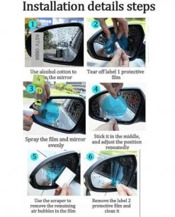 Car Rear View Mirror Rain-Proof Film Online at Best Price In Pakistan