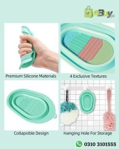 Collapsible Silicone Makeup Brush Cleaner Cosmetic Brush Cleaner Mat Online At Best Price In Pakistan