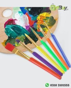 Colorful 6 Pcs Paint Brush Set Online At Best Price In Pakistan