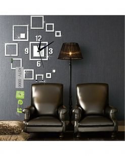 Creative Wall Sticker 3D Wall Clock Online in Pakistan