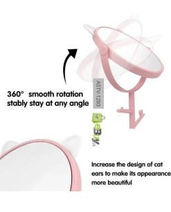 Cute Cat Ears Rotating Desk Mirror At Best Price In Pakistan