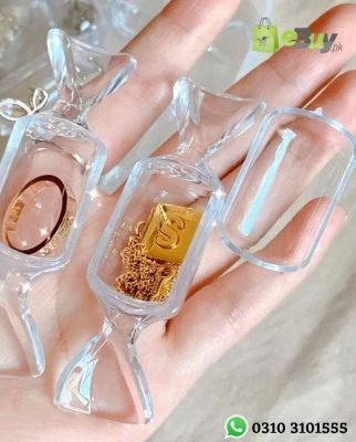 Cute Mini Transparent Candy Shape Box Clear Jewelry Storage Box Online At Best Price In Pakistan
