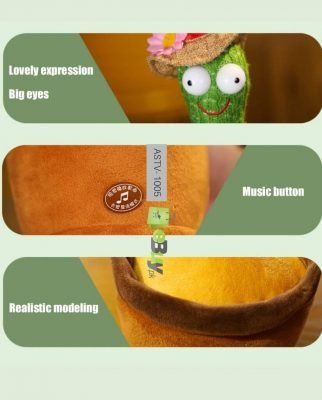 Dancing And Talking Cactus Plush Toy Affordable price in Pakistan
