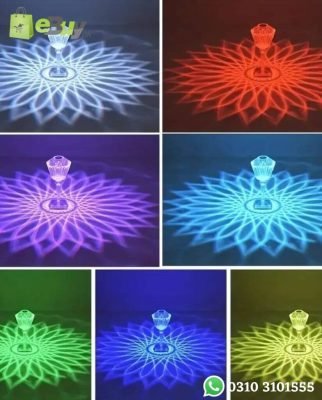 Diamond Crystal LED Touch Lamp Online In Pakistan