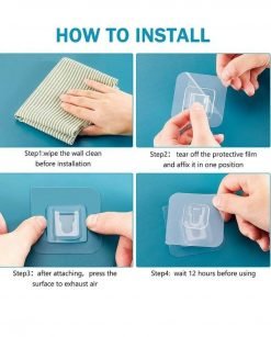 Double-sided Adhesive Wall Hooks Online at Best Price In Pakistan