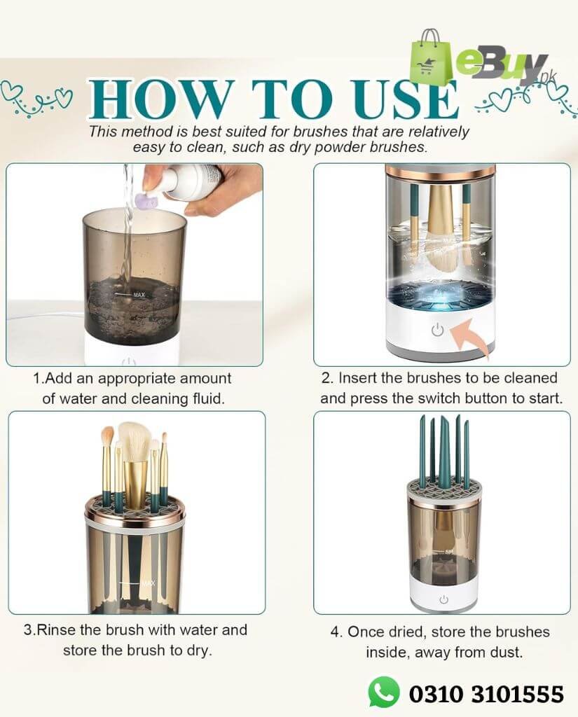 Electric Makeup Brush Cleaner Price In Pakistan