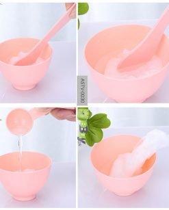Facial Face Mask Bowl Set Brush Spoon Stick Tool Set In Pakistan