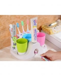 Family Tooth Brush Holder & Tooth Paste Dispenser At Best Price In Pakistan