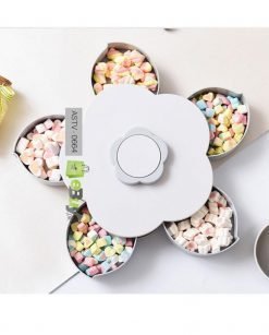 Flower Pattern Rotating Candy Box Dry Fruit Box At Best Price In Pakistan