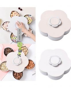 Flower Pattern Rotating Candy Box Dry Fruit Box At Best Price In Pakistan 2