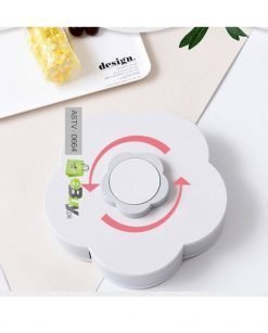 Flower Pattern Rotating Candy Box Dry Fruit Box At Best Price In Pakistan 4