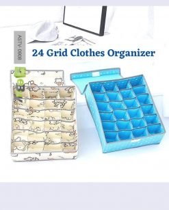 Foldable Fabric Clothes Storage Box 24 grid Organizer Online at Best Price In Pakistan