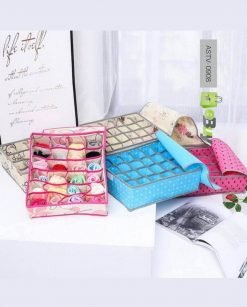 Foldable Fabric Clothes Storage Box 24 grid Organizer Online at Best Price In Pakistan