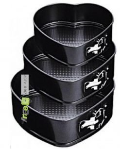 Heart Shape Baking Pan - Pack of 3 Online in Pakistan 2