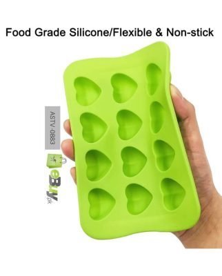 Heart Shaped Silicone 3D Mold for Jelly, Pudding, Dessert, Chocolate Online At Best Price In Pakistan
