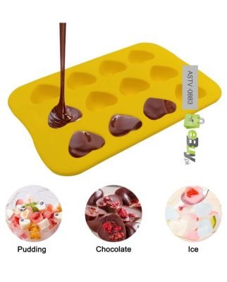 Heart Shaped Silicone Mold for Dessert Online In Pakistan
