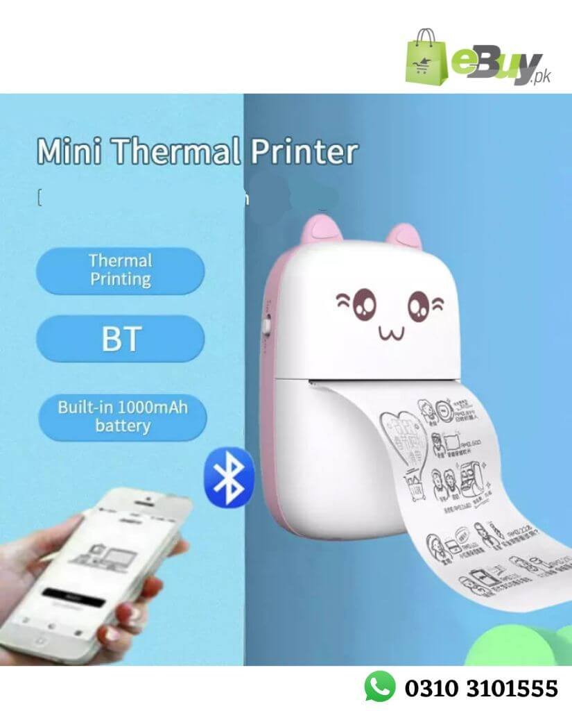 Inkless Bluetooth Thermal Printer Online In Pakistan