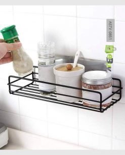 Kitchen Bathroom Shelf Wall Mounted Storage Rack Organizer Online in Pakistan