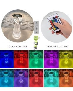 LED Mushroom Crystal Diamond Table Lamp Online Price In Pakistan