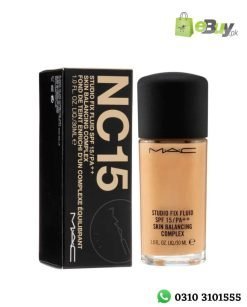 MAC Studio Fix Fluid Foundation NC15 At Best Price In Pakistan