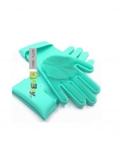 Magic Scrub Gloves - Silicone Washing Scrubbing Gloves At Best Price In Pakistan 4