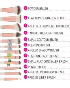 Makeup Brush Set With Cosmetic Bag In Pakistan