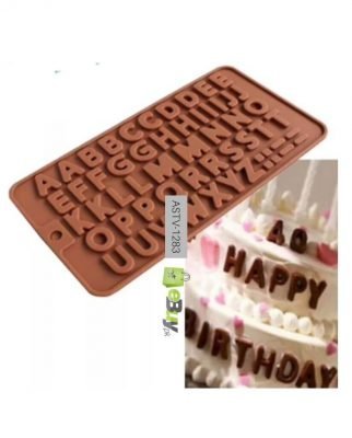 Mini Alphabet Silicone Chocolate Mold online in Pakistan