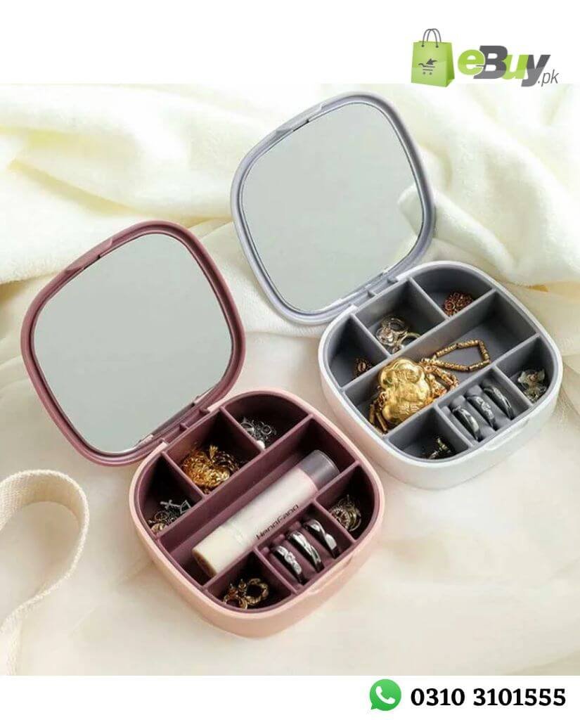 Mini Jewelry Organizer With Mirror At Best Price In Pakistan