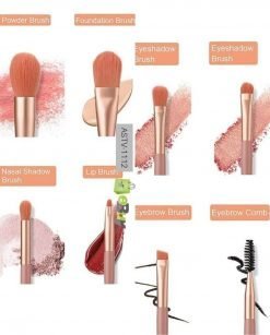 Mini Makeup 8 pcs Brush Set In Pakistan