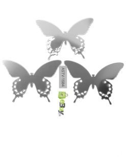 Mirror Butterfly Wall Sticker At Best Price In Pakistan
